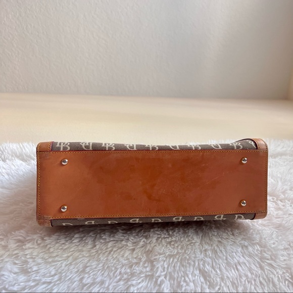 Dooney & Bourke Vintage Leather Monogram Tote - Picture 15 of 16